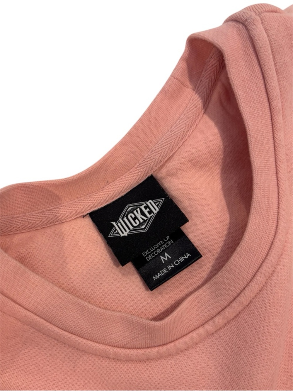 Wicked Glinda Pink Sweatshirt Medium | Embroidered Graphic Crewneck BoxLunch EUC - Picture 6 of 7